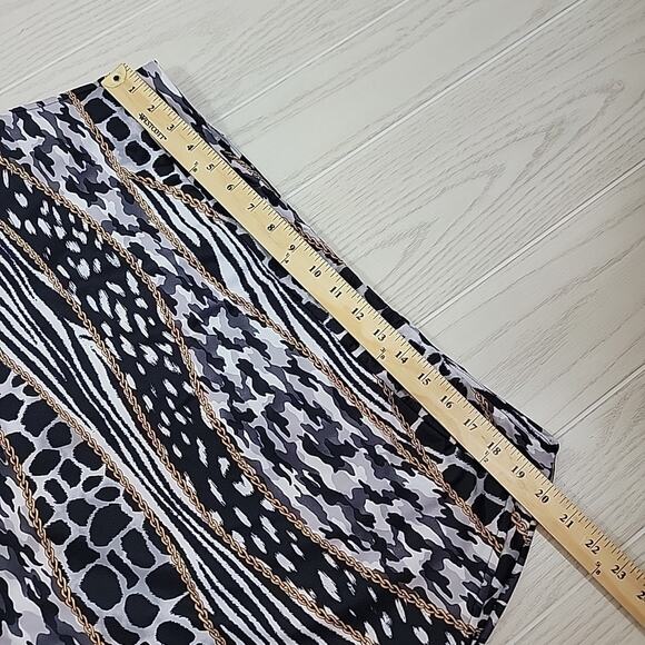 EP Pro Golf Skort XXL Pockets Pull On Animal Print Gold Chain Link Performance - Picture 13 of 15